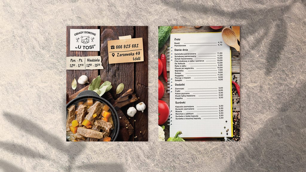 identyfikacja wiuzlana, branding, plakat, projekt graficzny, ulotka, druk