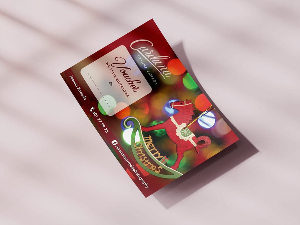 identyfikacja wiuzlana, branding, projekt graficzny, voucher